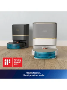 Philips HomeRun 7000 Series Aqua XU7100 Smart Robot Vacuum Cleaner with Garbage Station