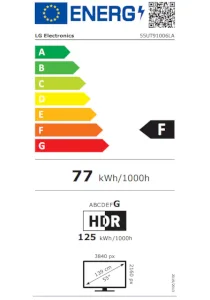 LG 55UT91006LA 4K Ultra HD 55" 140 Screen Satellite Receiver webOS Smart LED TV