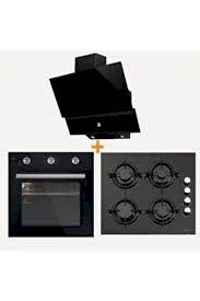 LUXELL MT KRISTAL ANKASTRE FIRIN B66-SF2(MT)+LUXELL LX-40TA-HDF CAM ANKASTRE OCAK+ LUXELL DA6-830 CAM DAVLUMBAZ...