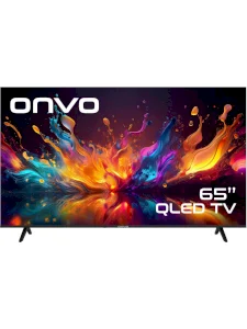Onvo 65OVF9250UQ 4K Ultra HD 65" 165 Screen Google Smart QLED TV with Satellite Receiver