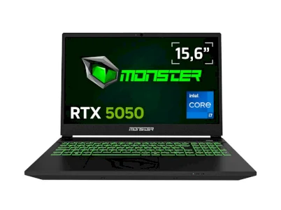 Monster Abra A5 V22.1.2 i7-13620H 32 GB 1 TB SSD RTX5050 15.6" FreeDos Full HD Gaming Laptop